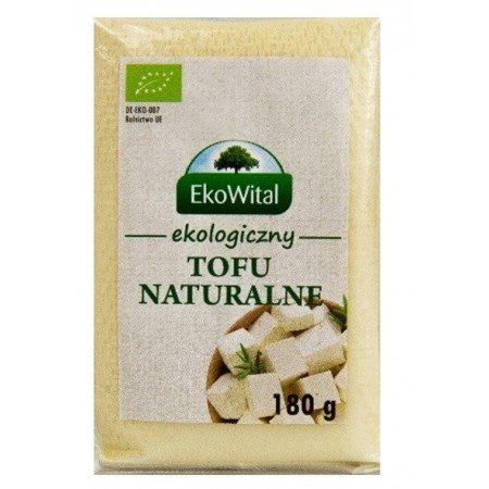 Tofu naturalne BIO 180 g - EKOWITAL