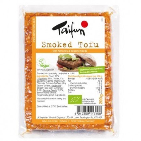 Tofu wędzone z migdałami i sezamem BIO 200 g - TAIFUN