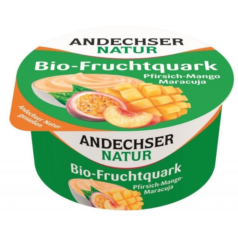 Twarożek brzoskwinia-mango-marakuja 20% tł. BIO 150 g - ANDECHSER