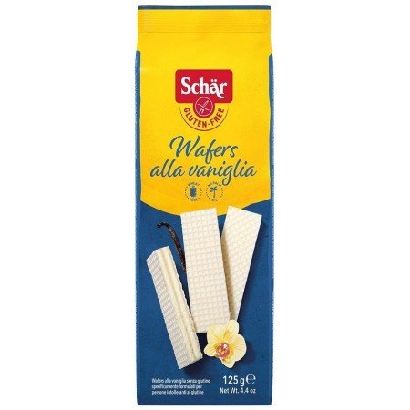 Wafers vaniglia- wafle waniliowe BEZGL. 125 g - SCHAR