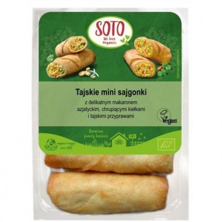 Wegańskie mini sajgonki w stylu tajskim BIO 200 g - SOTO