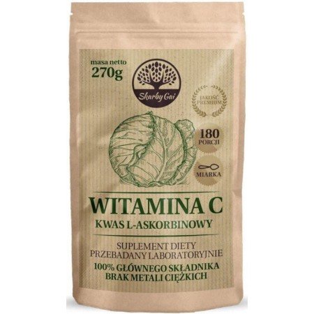 Witamina C z kapusty kwas L-askorbinowy 270 g - SKARBY GAI