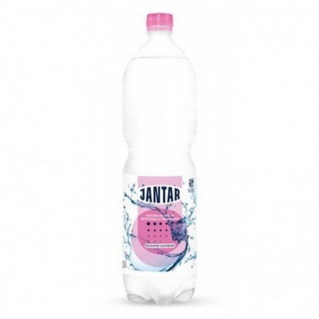 Woda źródlana średniozmineralizowana delikatnie gazowana 1,5 l - JANTAR