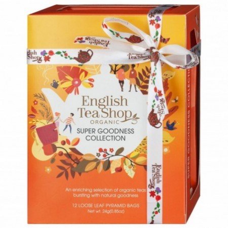 Zestaw herbatek piramidki Super Goodness ( 12x2) BIO 24 g - ENGLISH TEA SHOP