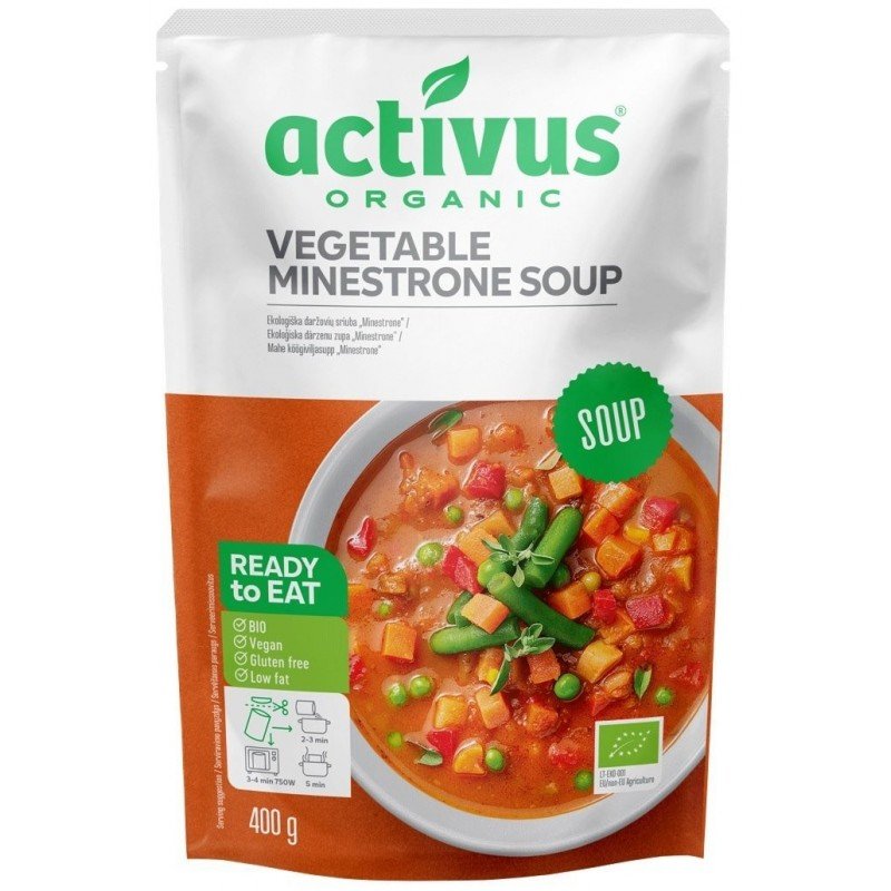 Zupa warzywna Minestrone BIO 400 g - ACTIVUS