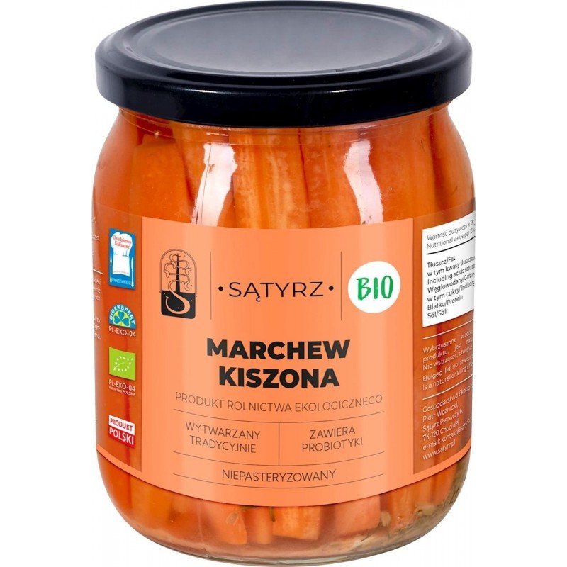 Marchew kiszona BIO 500 ml