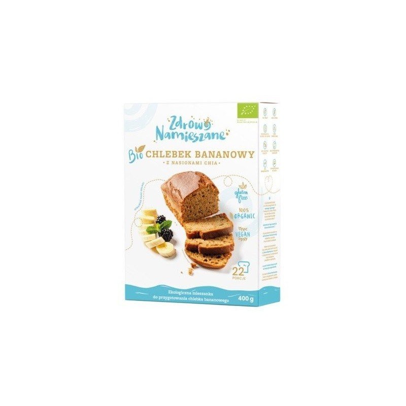 Mieszanka do wypieku chlebka  bananowego  z Chia 400 g