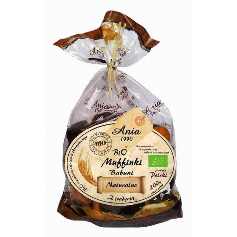 Muffinki babuni naturalne BIO 200 g