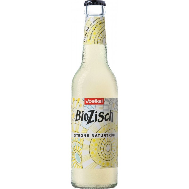 Napój gazowany cytrynowy mętny BIO 330 ml