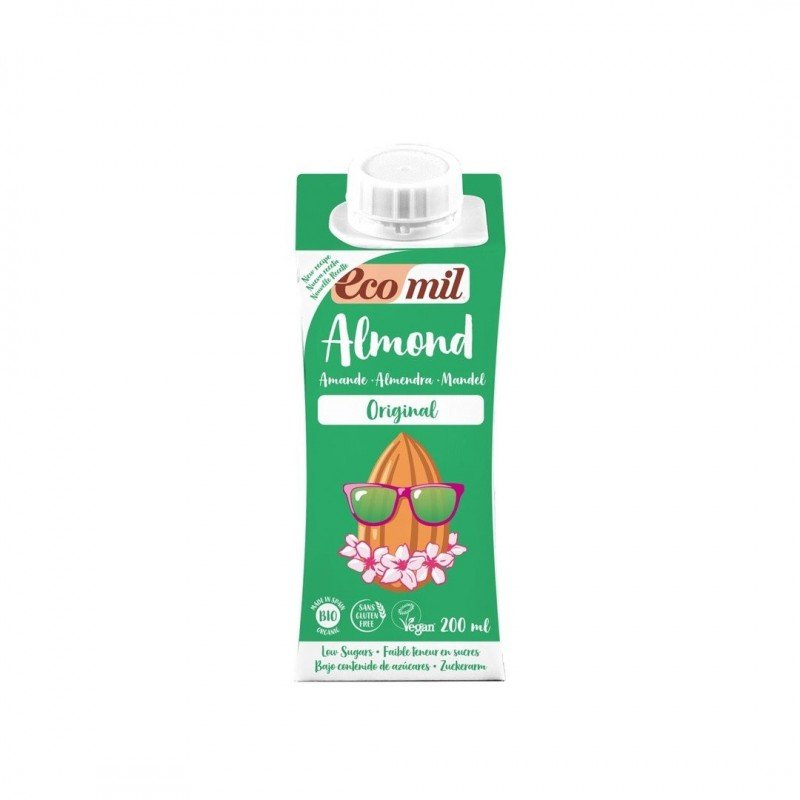 Napój migdałowy słodzony syropem z agawy BEZGL. BIO 200 ml