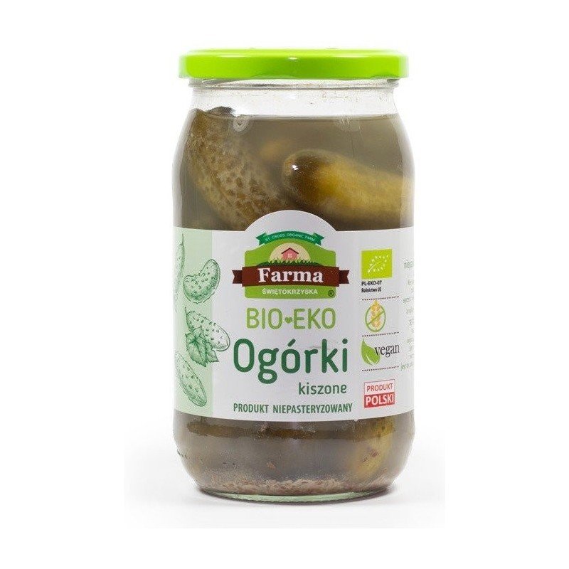 Ogórki kiszone BIO 700g/ 1100 g