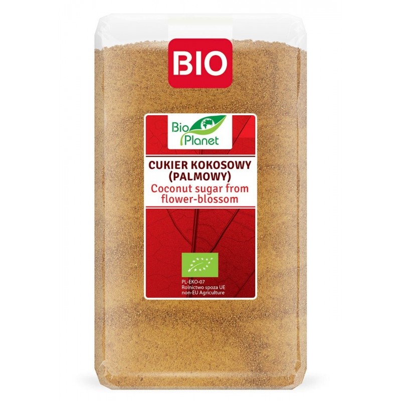 CUKIER KOKOSOWY BIO 1 kg - BIO PLANET