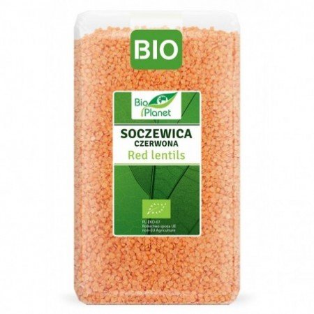 SOCZEWICA CZERWONA BIO 1 kg - BIO PLANET