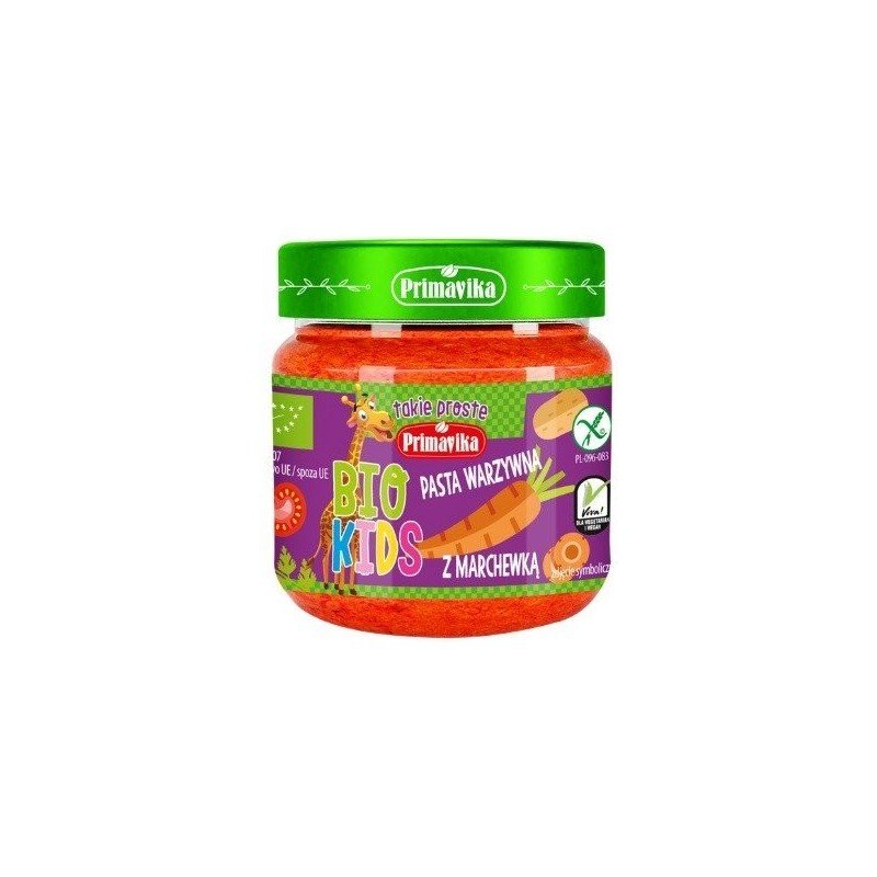Pasta warzywna z marchewką BIO KIDS 160 g