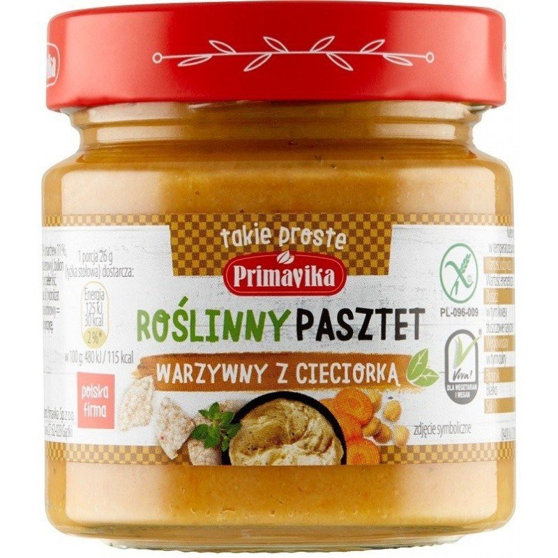 Pasztet warzywny z cieciorką 160 g