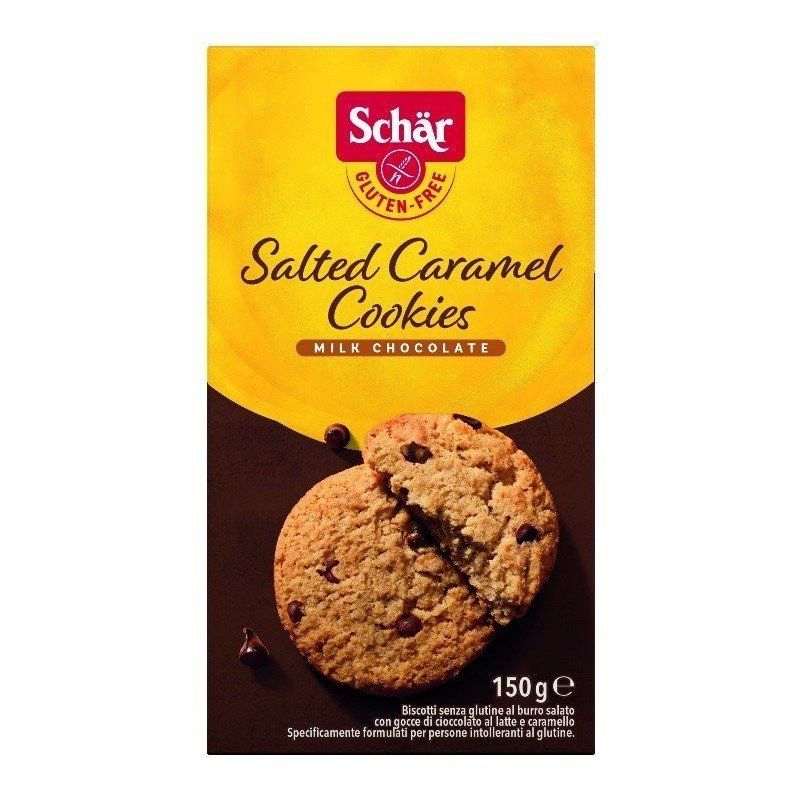Salted caramel cookies- ciastka ze słonym karmelem BEZGL. 150 g