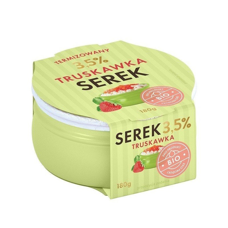 Serek Truskawka  3,5% BIO 180 g
