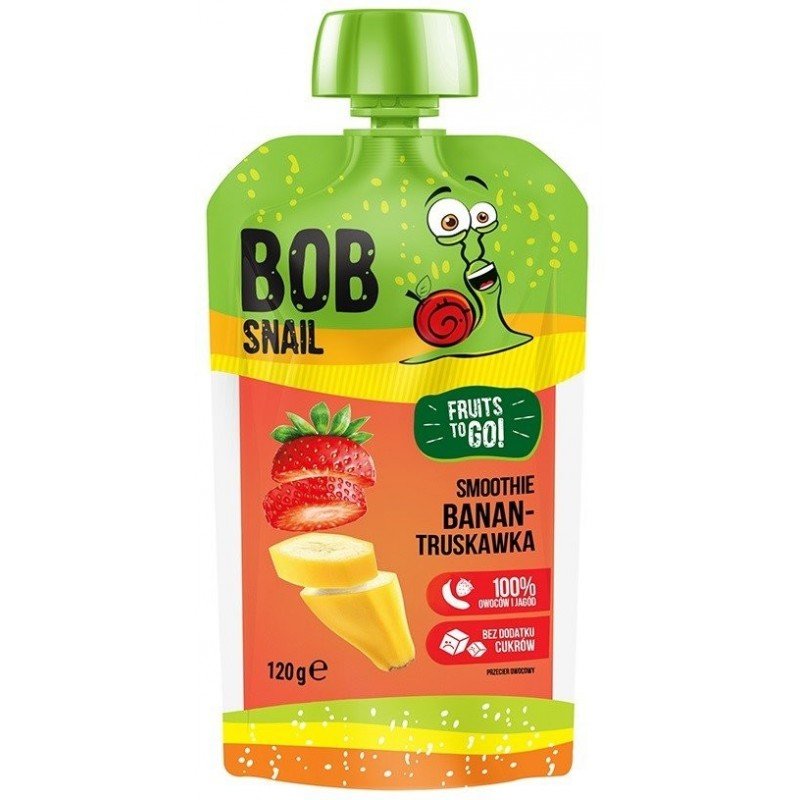 Smoothie bananowo-truskawkowe bez dodatku cukru 120