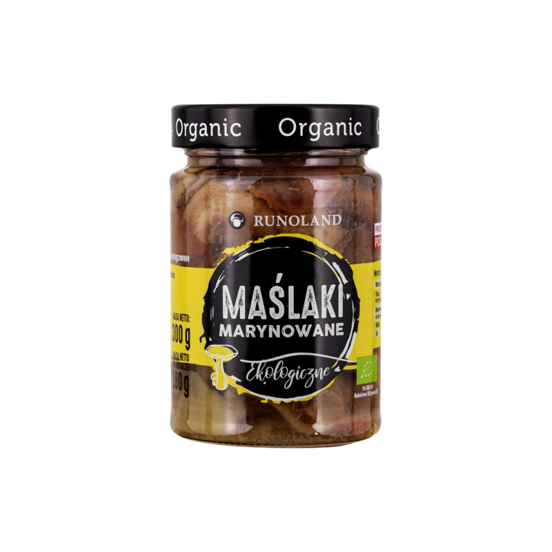 MAŚLAKI MARYNOWANE BIO 300 g - RUNOLAND