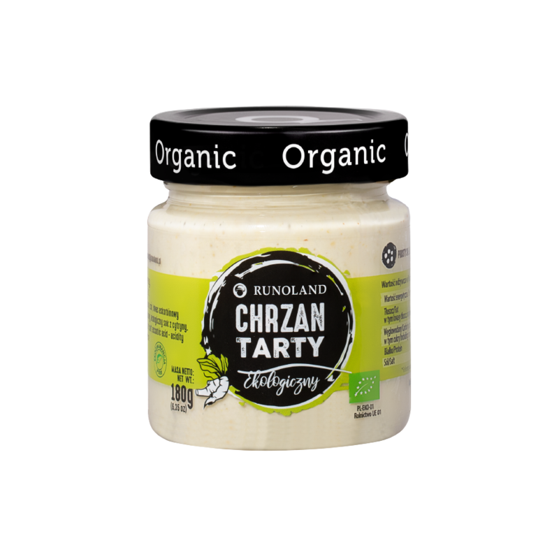 CHRZAN TARTY BIO 180 g - RUNOLAND