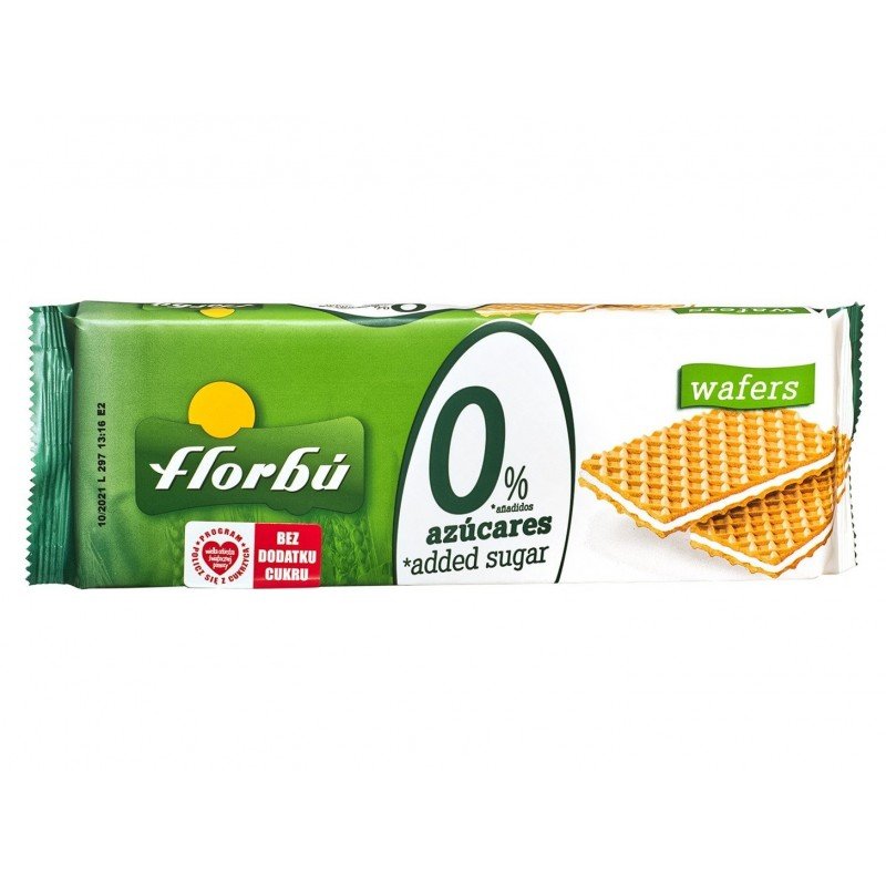 Wafelki nadziewane bez dodatku cukru 150g