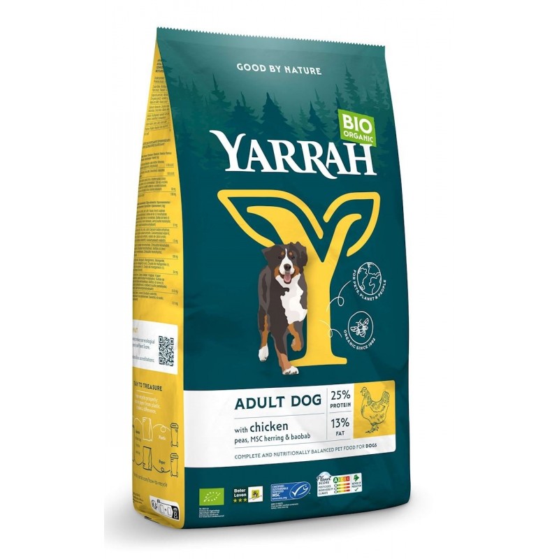 (DLA PSA MAŁEJ RASY I SZCZENIĄT) KARMA Z KURCZAKIEM BIO 2 kg - YARRAH