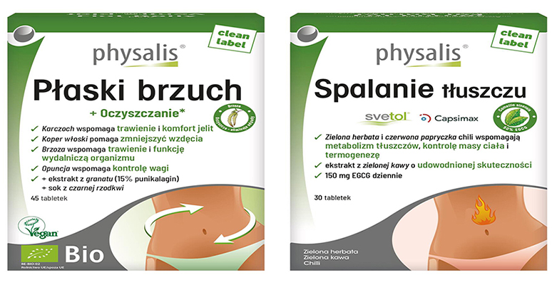 Suplement Physalis na płaski brzuch i spalanie tłuszczu